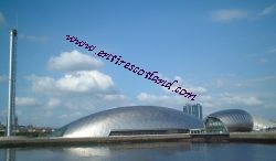 West End Glasgow Accommodation & Tourist Information, Imax Cinema & Armadillo located on the Glasgow Clydeside