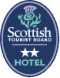 Piries Hotel edinburgh is a 2 star rated hotel by the Scottish Tourist Board