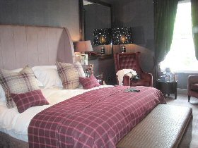 Cameron House Hotel bedroom Loch Lomond